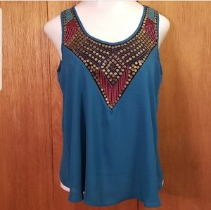 Gorgeous beaded tank